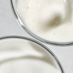 Close up of Absolute Silk Double Moisturising product textures next to each other